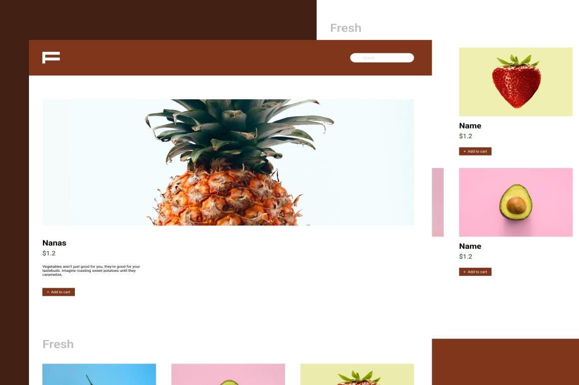 Template #375597 Fruit Organic Webdesign Template - Logo template Preview