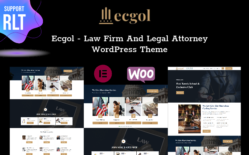 Ecgol - Law Firm And Legal Attorney WordPress WordPress Theme