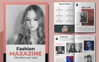 Fashion Magazine Template / InDesign