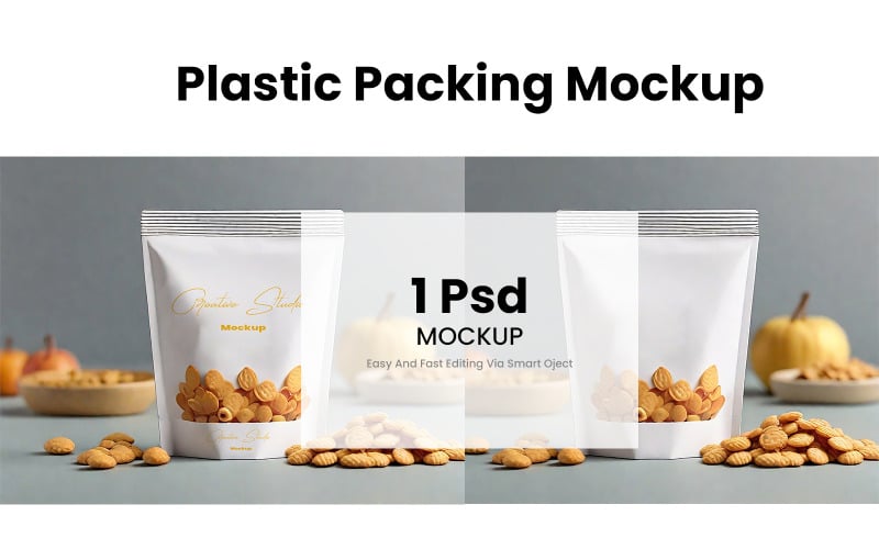 Plastic Packing Mockup Preview 05 Product Mockup