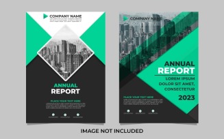 PSD Annual Report Flyer Template Design