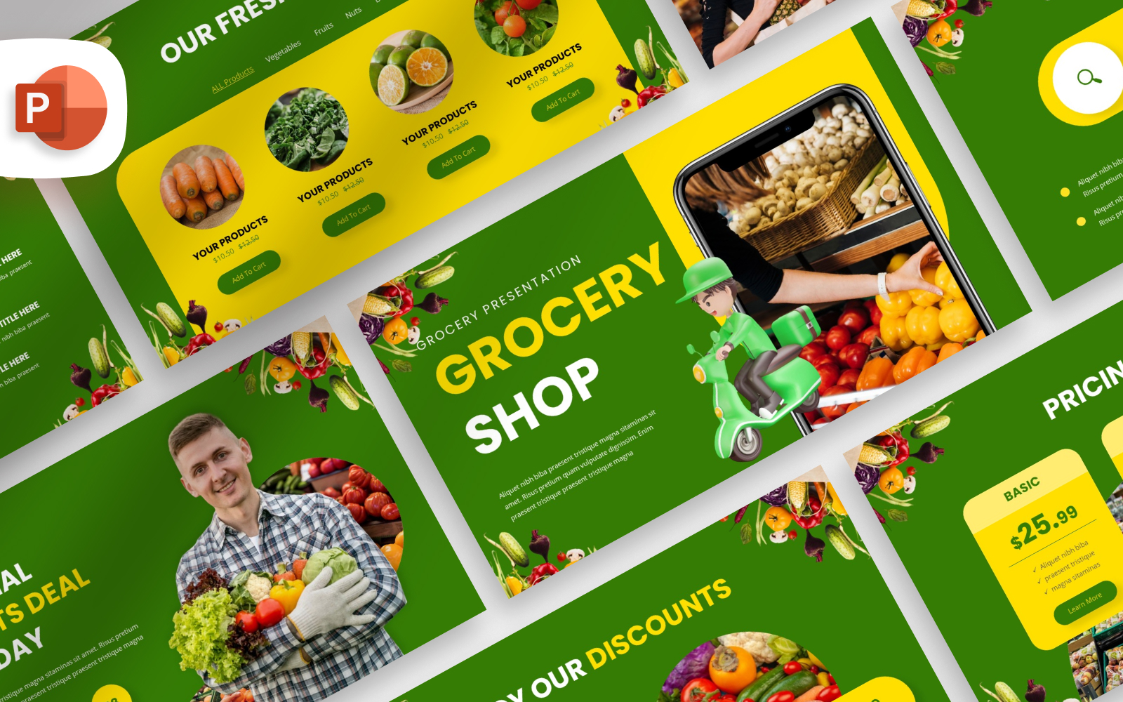 Kit Graphique #375673 Grocery Magasin Divers Modles Web - Logo template Preview