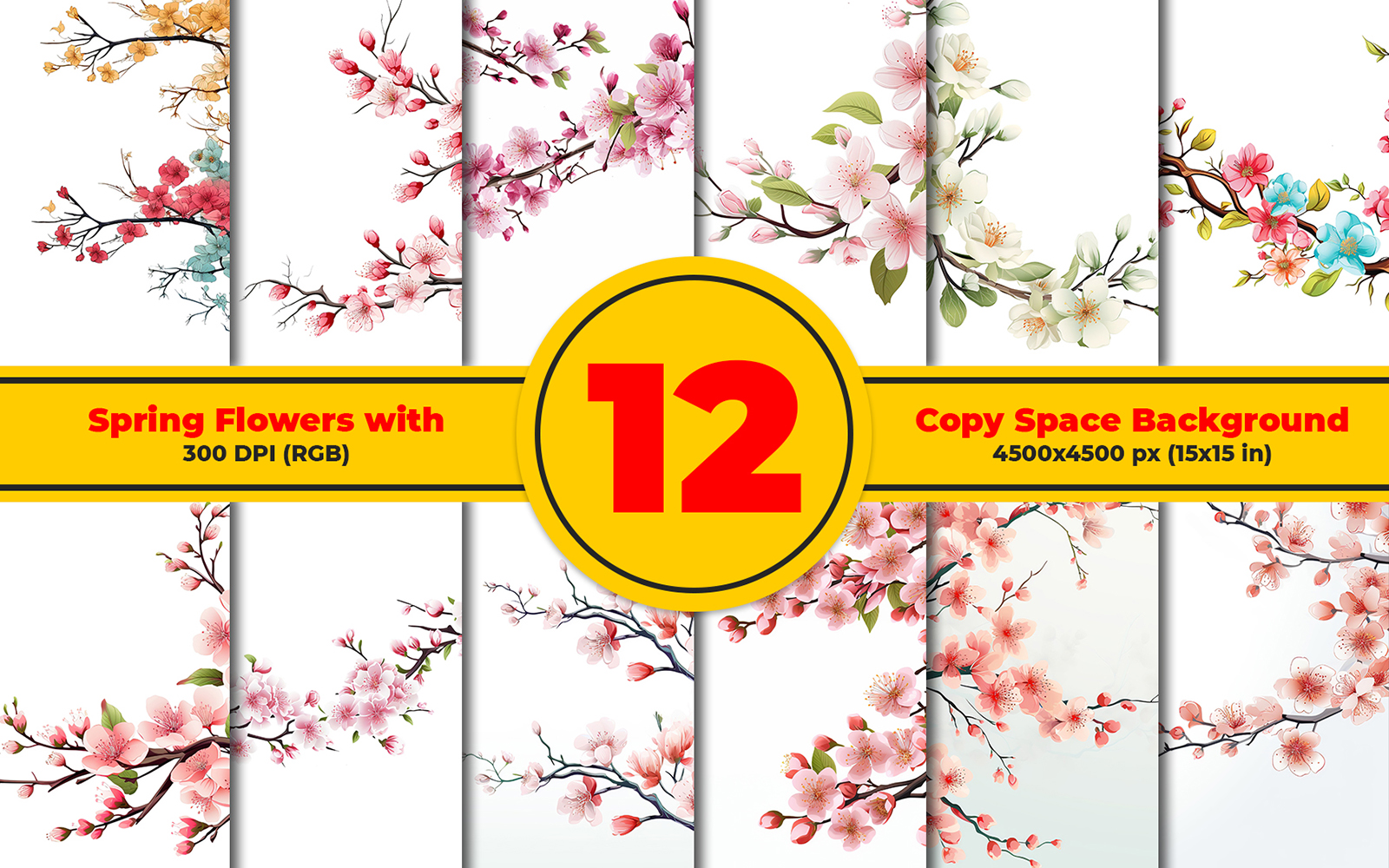 Kit Graphique #375783 Spring Flowers Divers Modles Web - Logo template Preview