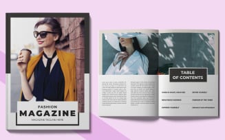 Fashion Magazine Layout Templates