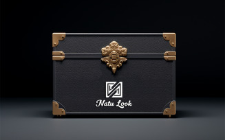 Lock Box Logo Mockup Design