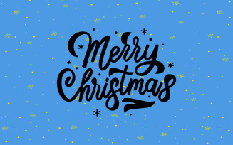 Merry Christmas typography for greetings