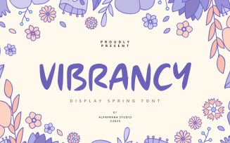 Vibrancy - Modern Display Font