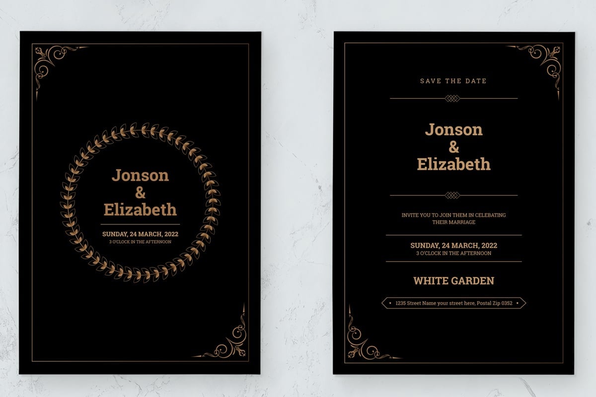 Template #375827 Marriage Invitation Webdesign Template - Logo template Preview