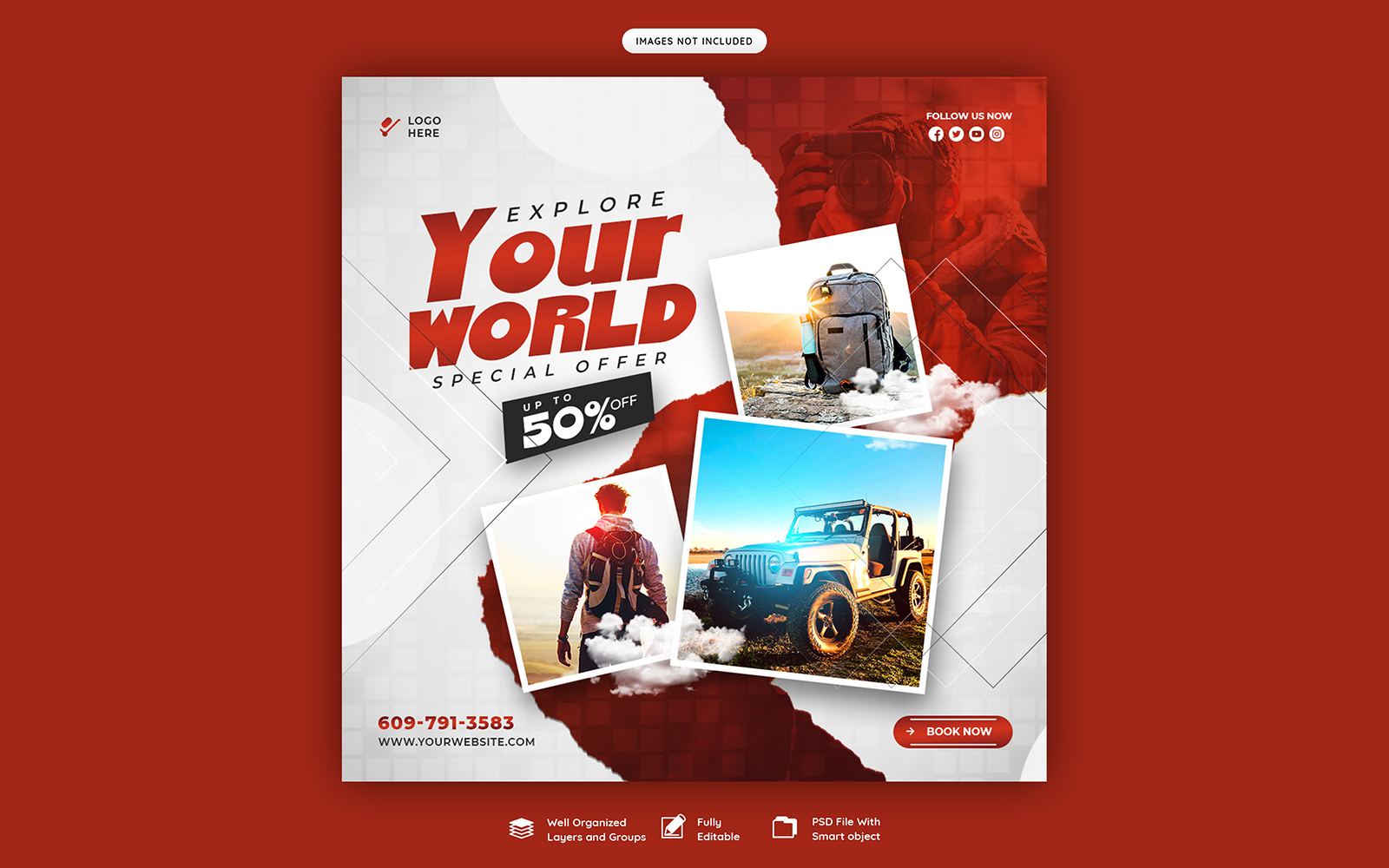 Template #375859 Promotion Travel Webdesign Template - Logo template Preview