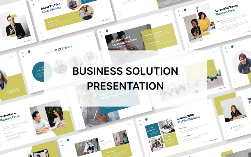Business Solution Keynote Presentation Template Keynote Template