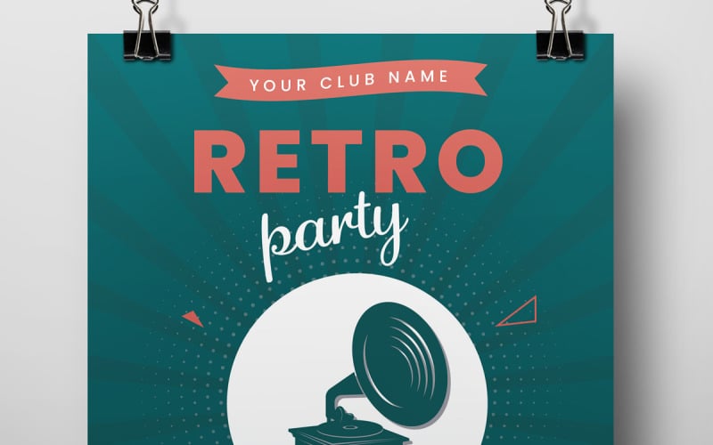 Club Party Flyer Template Corporate Identity