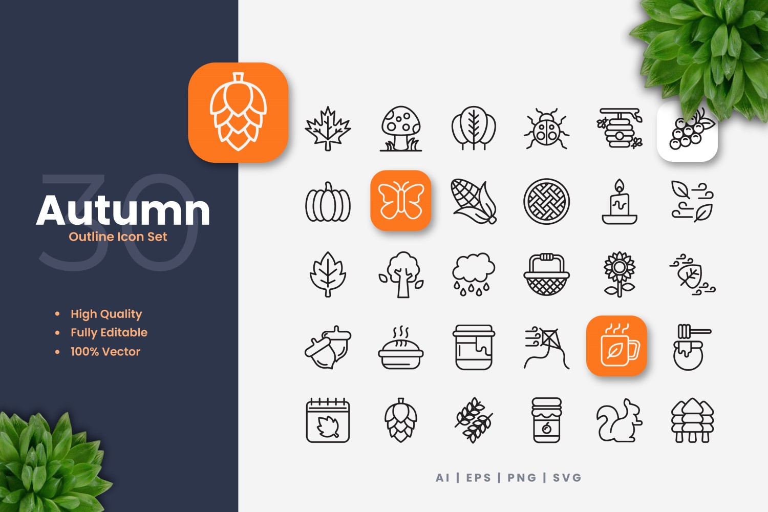 Kit Graphique #375932 Autumn Outline Divers Modles Web - Logo template Preview