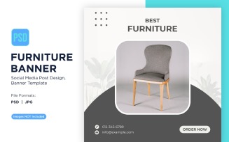 Best Furniture Banner Design Template