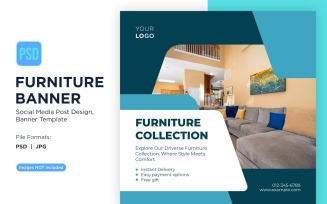 Furniture Collection Banner Design Template