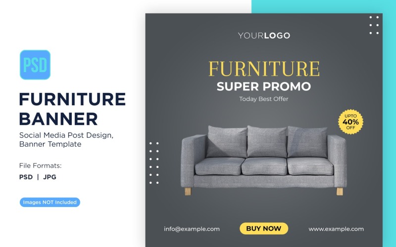 Furniture Super Promo Today Best Offer Banner Design Templat Social Media