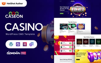Caseon - Casino Games WordPress Elementor Theme