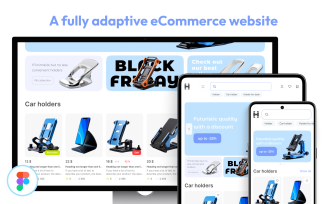 Holdo – Phone Holders Store E-Commerce Website UI Template