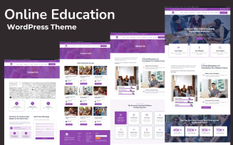 Online Education- School, College, University, and Online Course Education Elementor WordPress Theme