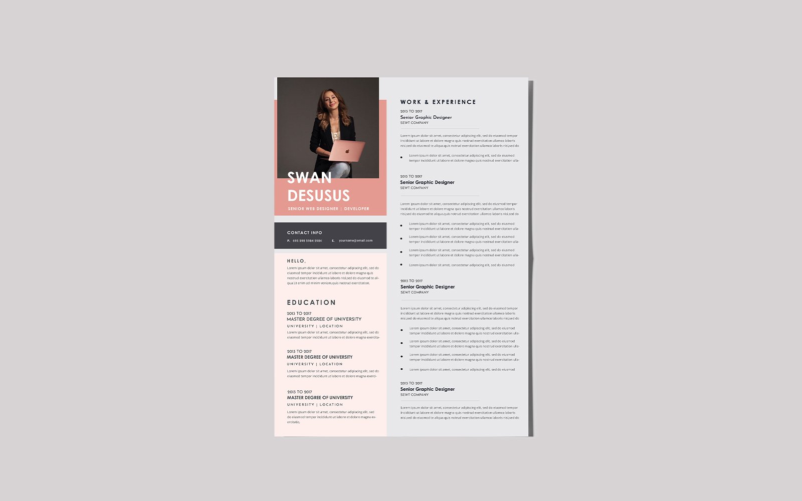 Template #376125 Business Career Webdesign Template - Logo template Preview