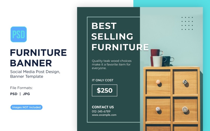 Best Selling Furniture Banner Design Template Social Media