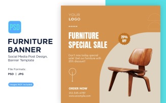 Furniture Special Sale Banner Design Template
