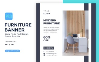 Modern Furniture Banner Design Template 18