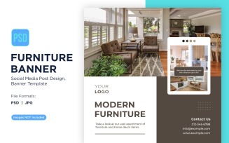 Modern Furniture Banner Design Template 29