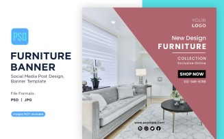 New Design Furniture Banner Design Template