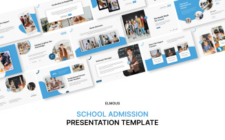 School Admission Powerpoint Presentation Template