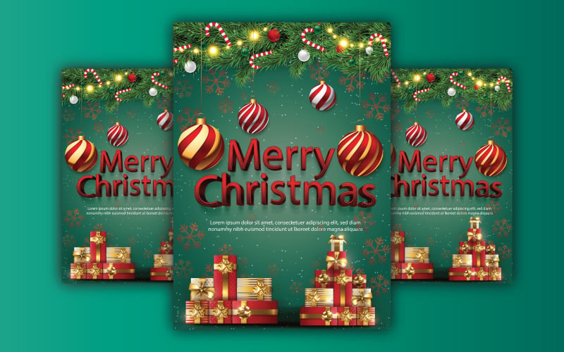 Winter Wonderland Holiday Extravaganza - A4 Christmas Flyer Corporate Identity