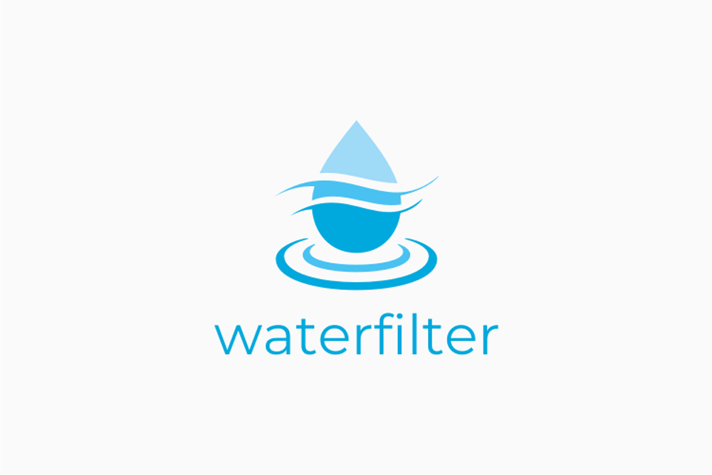 Water Filter Logo Template