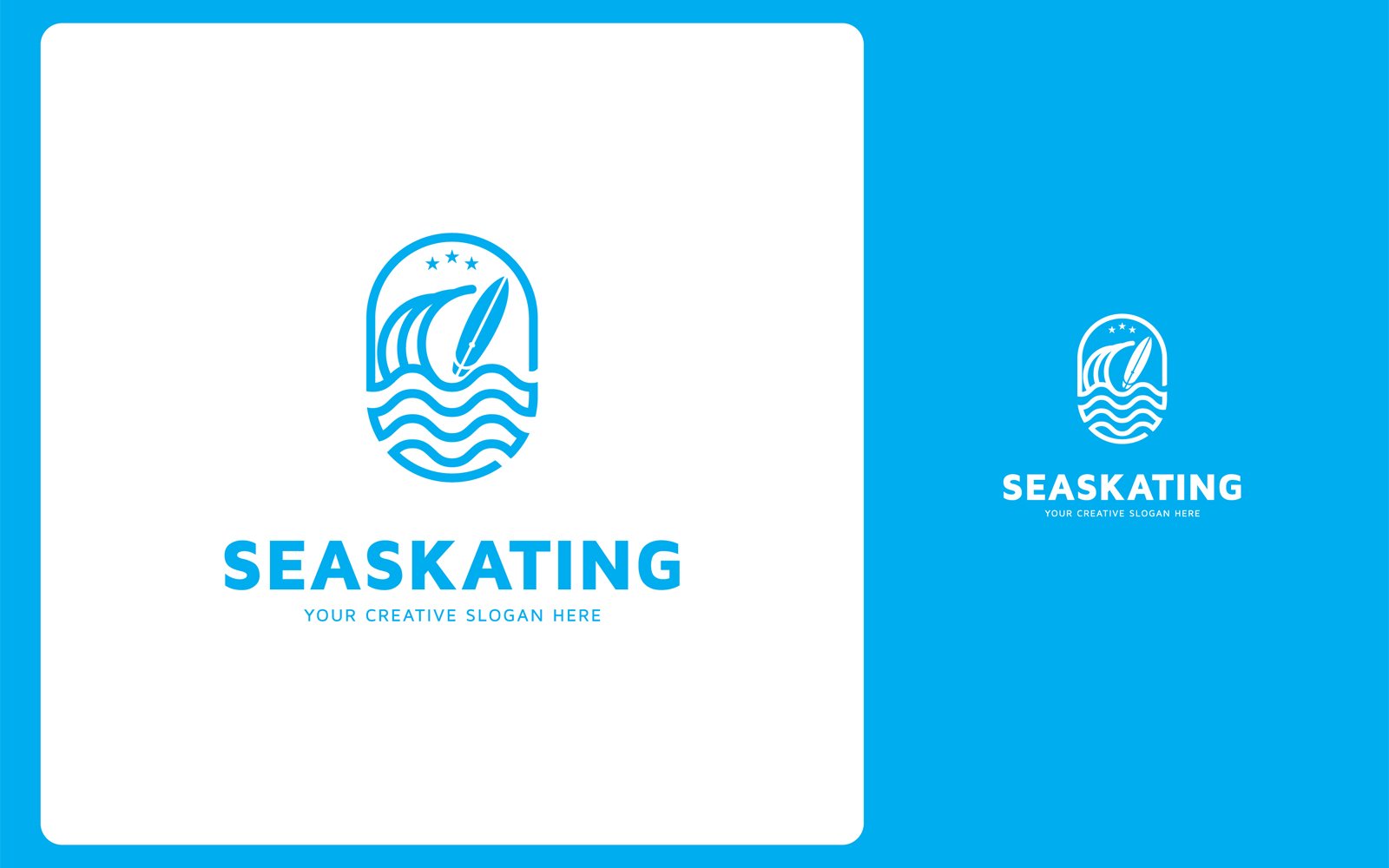 Kit Graphique #376291 Sea Skating Divers Modles Web - Logo template Preview