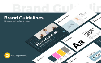 Brand Guideline Company Google Slides Layout