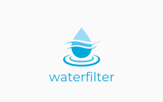 Water Filter Logo Template