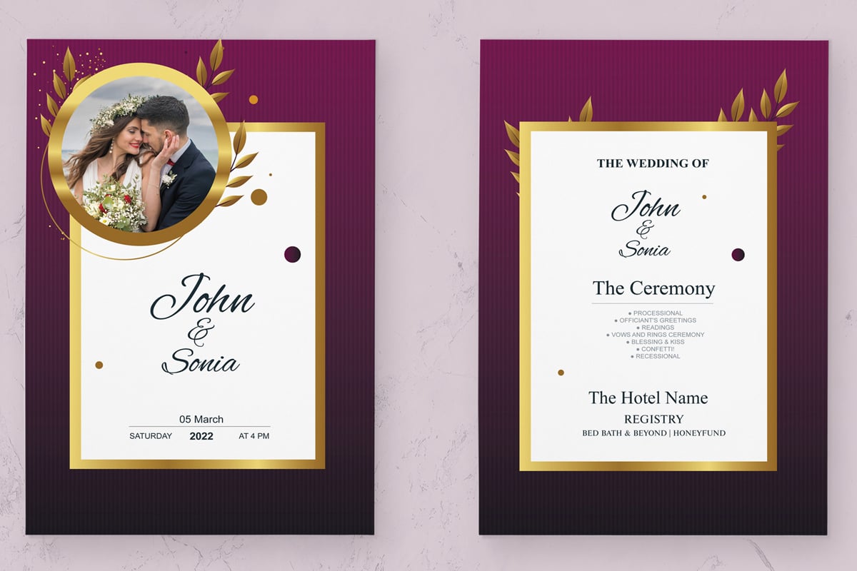 Kit Graphique #376328 Weddingceremony Ceremonyinvitation Divers Modles Web - Logo template Preview
