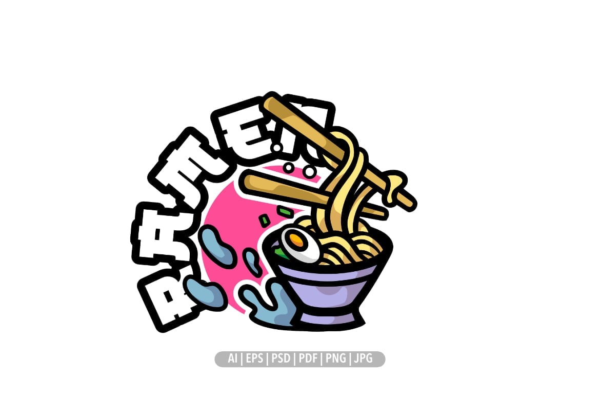 Kit Graphique #376359 Instant Noodle Web Design - Logo template Preview