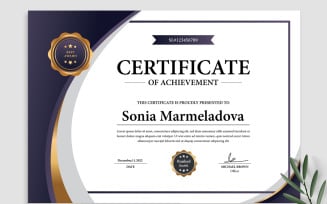 Achievement Of Certificate Template