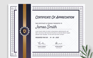 Modern Certificate Of Appreciation Templates