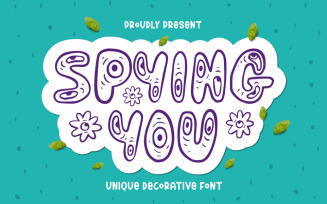 Spying You Fun Typeface Design