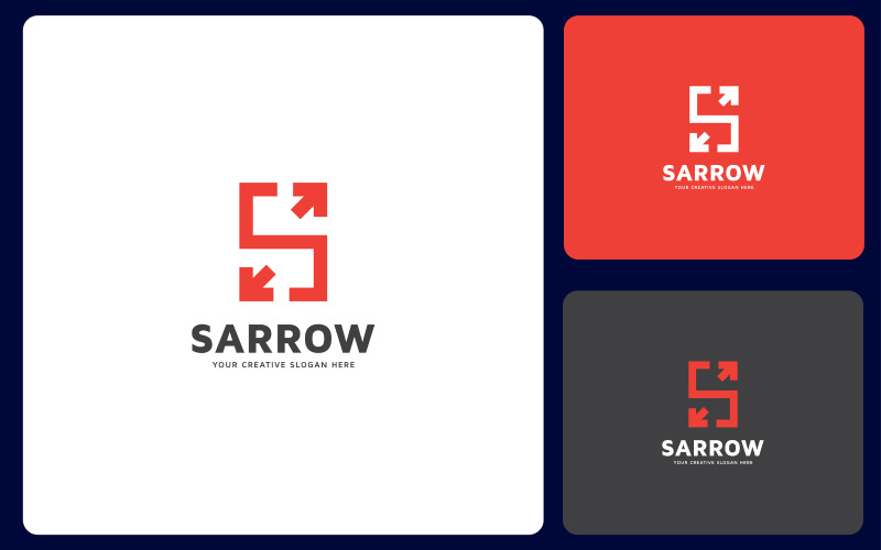 Letter S Arrow Logo Design Template Logo Template
