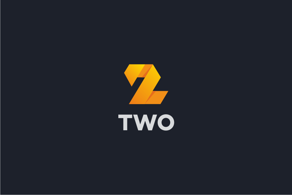 Number Two 2 Logo Template