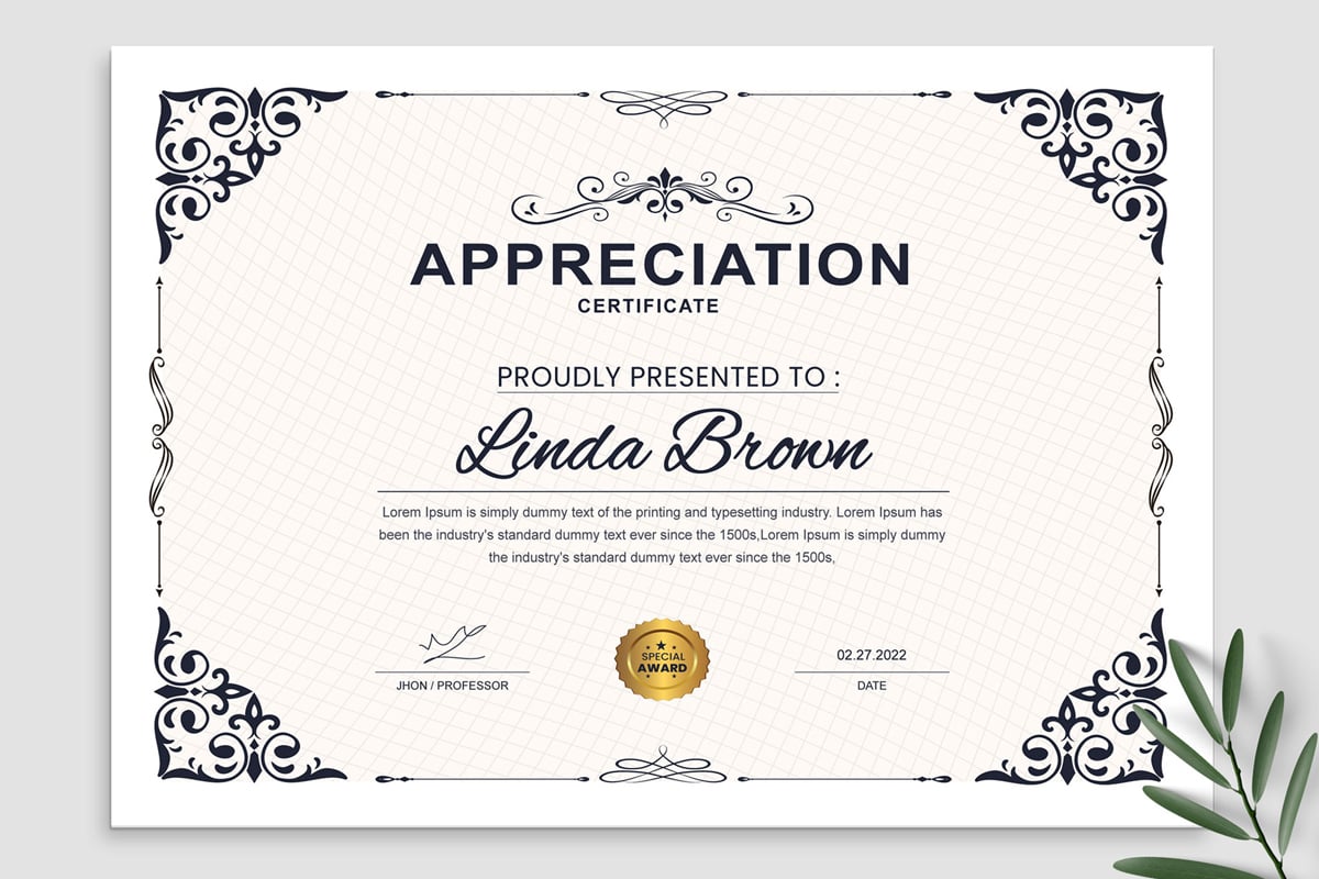 Template #376552 Acknowledgement Appreciation Webdesign Template - Logo template Preview