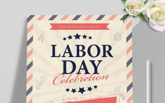 Labor Day Flyer Template Layout