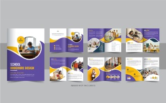 School admission brochure or education brochure prospectus design