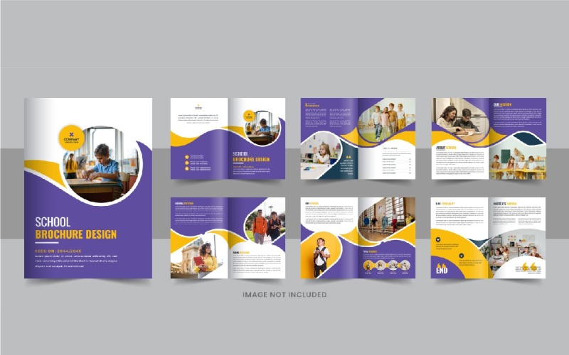 School admission brochure or education brochure prospectus design Corporate Identity