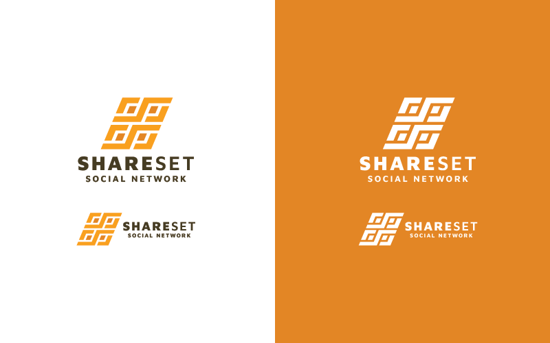 Share Set Letter S and S Logo Logo Template