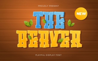 The Beaver Fancy Font Style