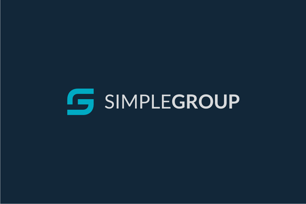 Simple Group Monogram Letter SG Logo