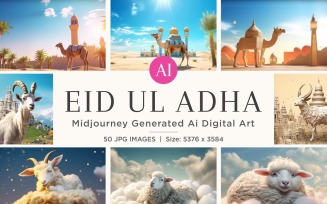 Eid ul Adha Islamic Festival Background Set 50 V - 1