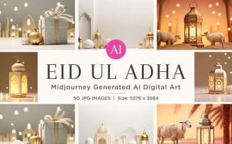 Eid ul Adha Islamic Festival Background Set 50 V - 4